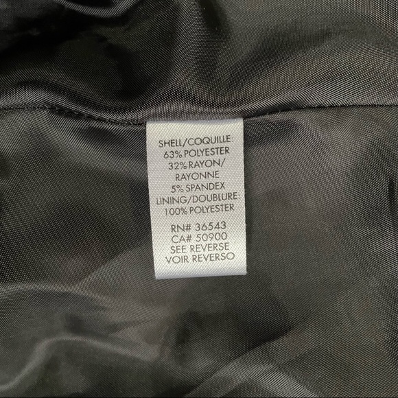 CALVIN KLEIN | black blazer with removable belt - Picture 4 of 6